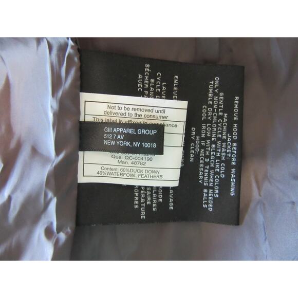 Marc New York Andrew Marc White L Quilted Down Insulated Faux Fur Puffer Coat - Picture 8 of 10